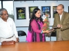 Hon. K.G. Maheshwari wlecomes Chief Guest