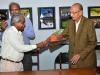 Shir Sam Manchekar welcomes Shri K.G. Maheshwari