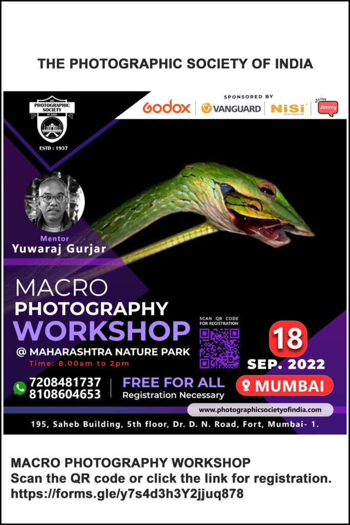 2 WorkShops | The Photographic Society of India 2 WorkShops | The Photographic Society of India