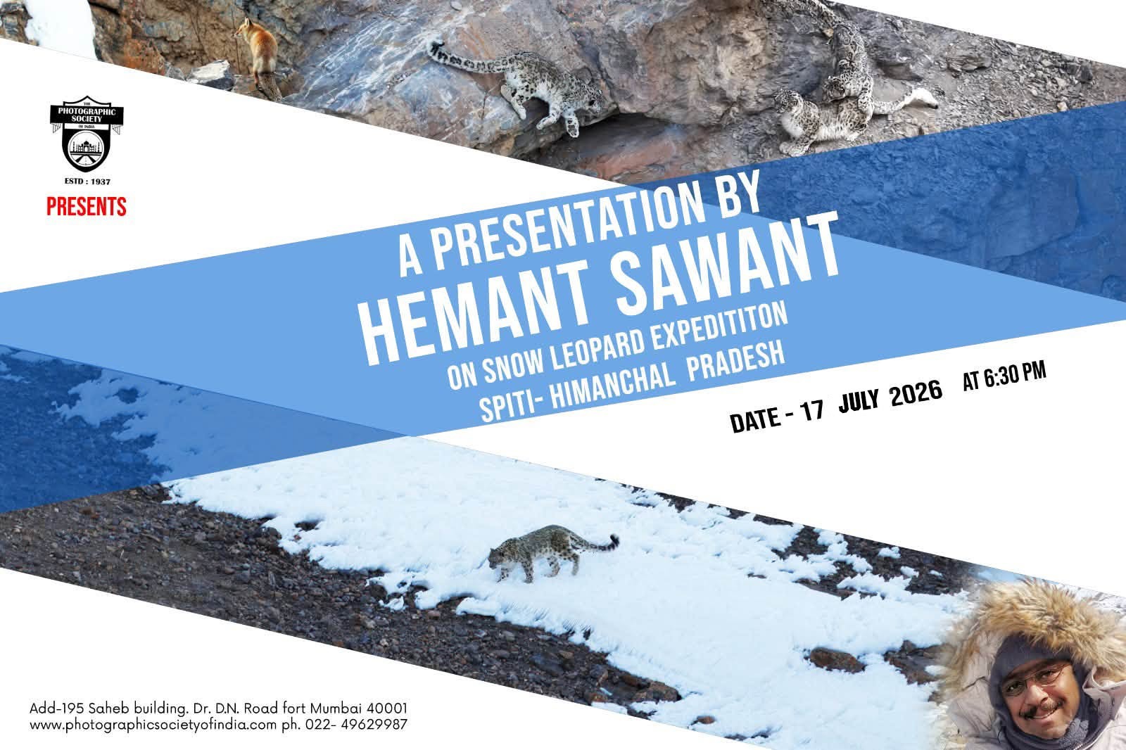 A Presentation by Hemant Sawant — Snow Leopard Expedition (Spiti)